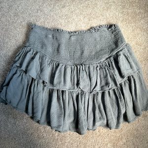 Green Ruffle Skirt